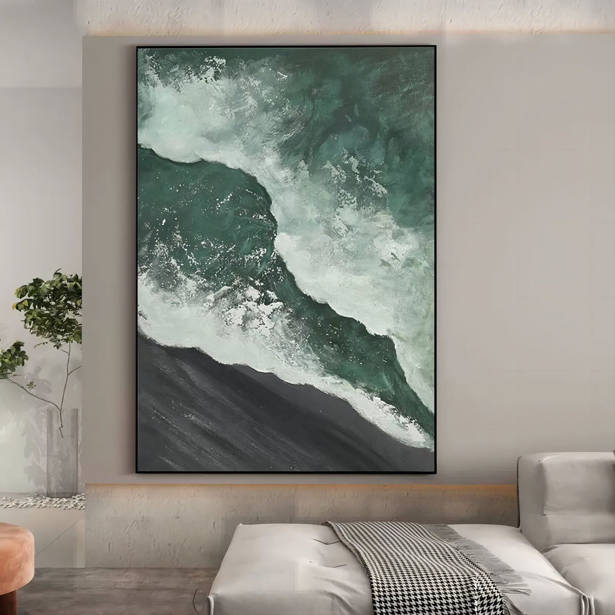 Plaster Art Texture Painting