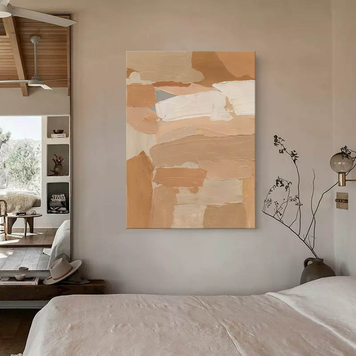 Wall Art Abstract Elegant Neutral Serene