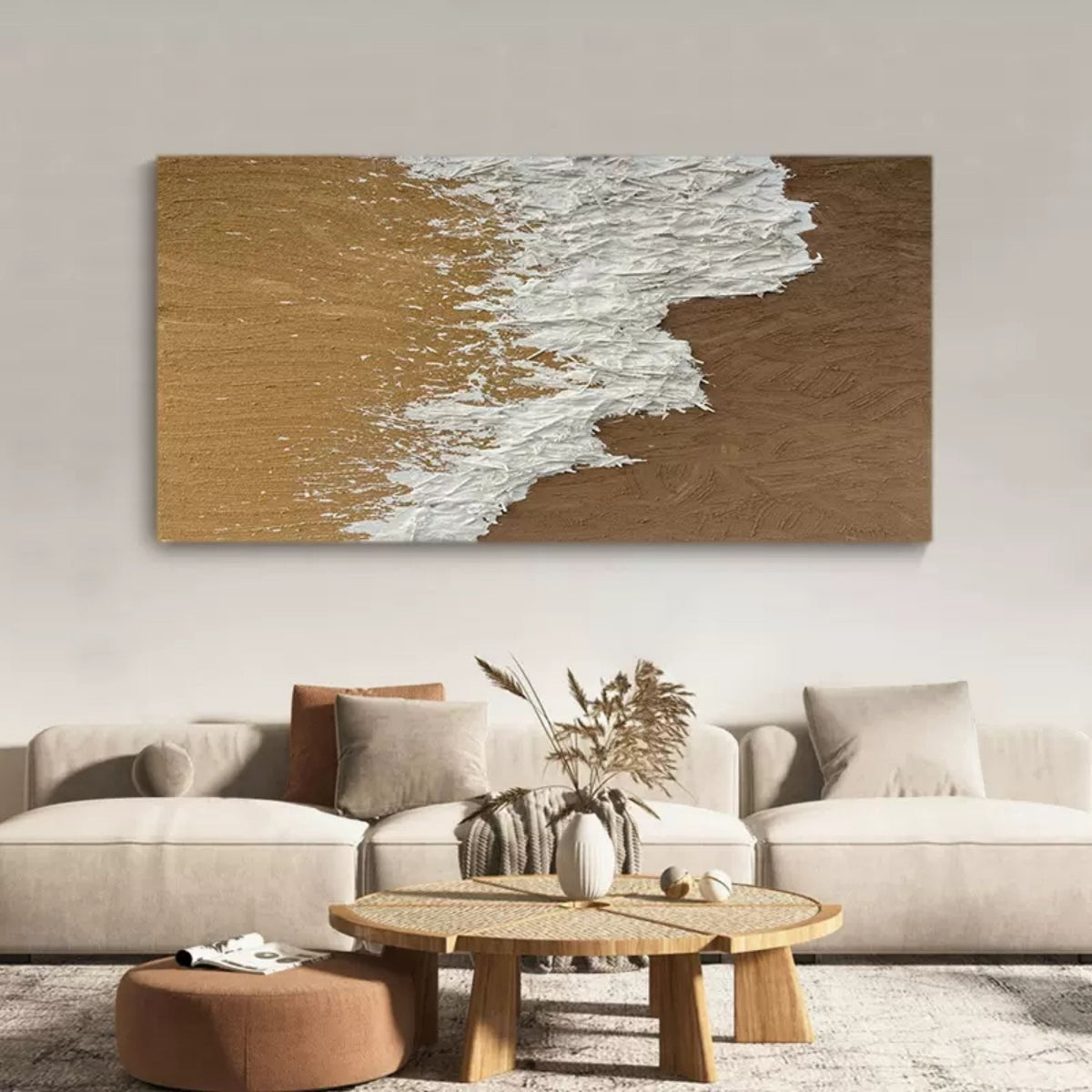 Wall Art Landscape Brown Serene Neutral