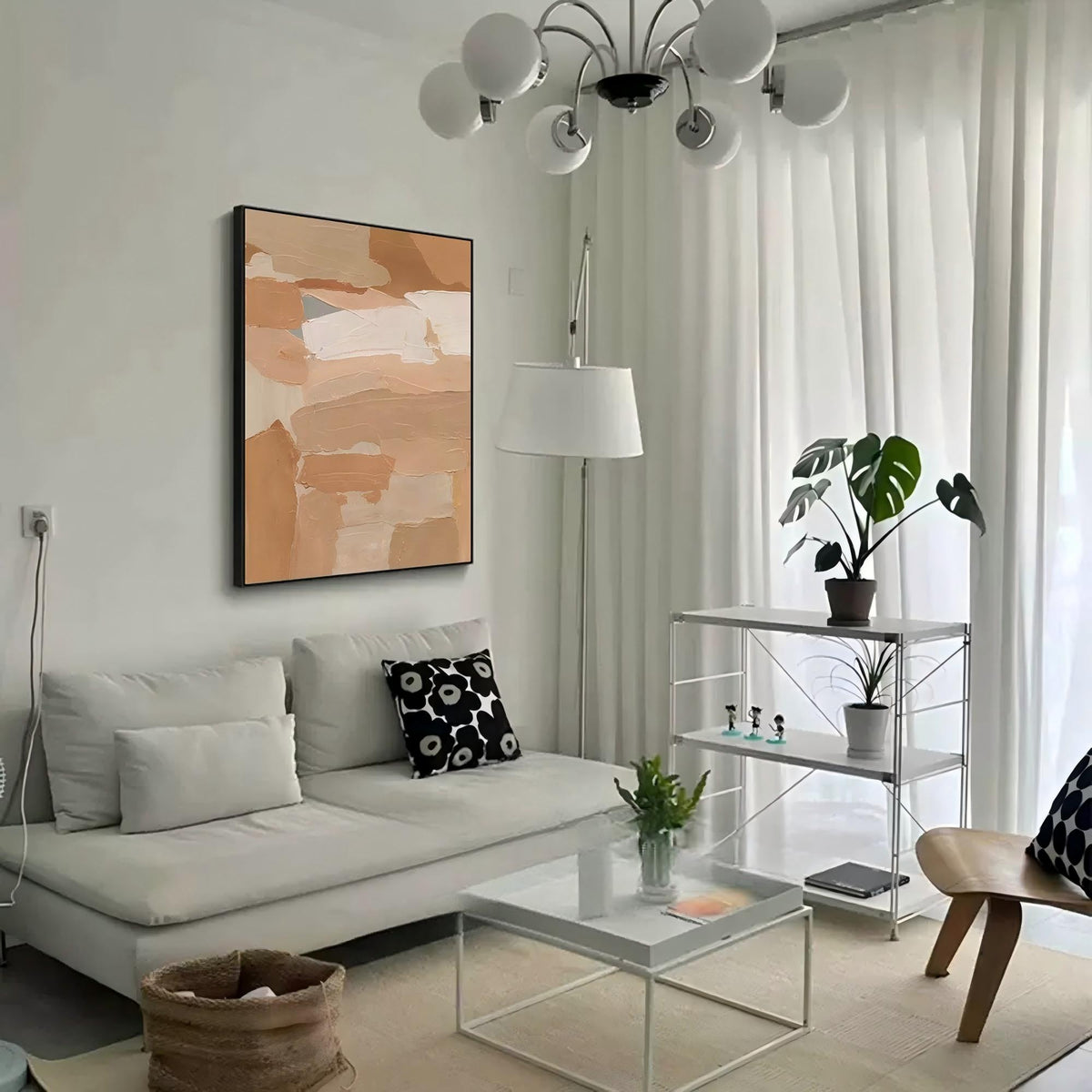 Wall Art Abstract Elegant Neutral Serene