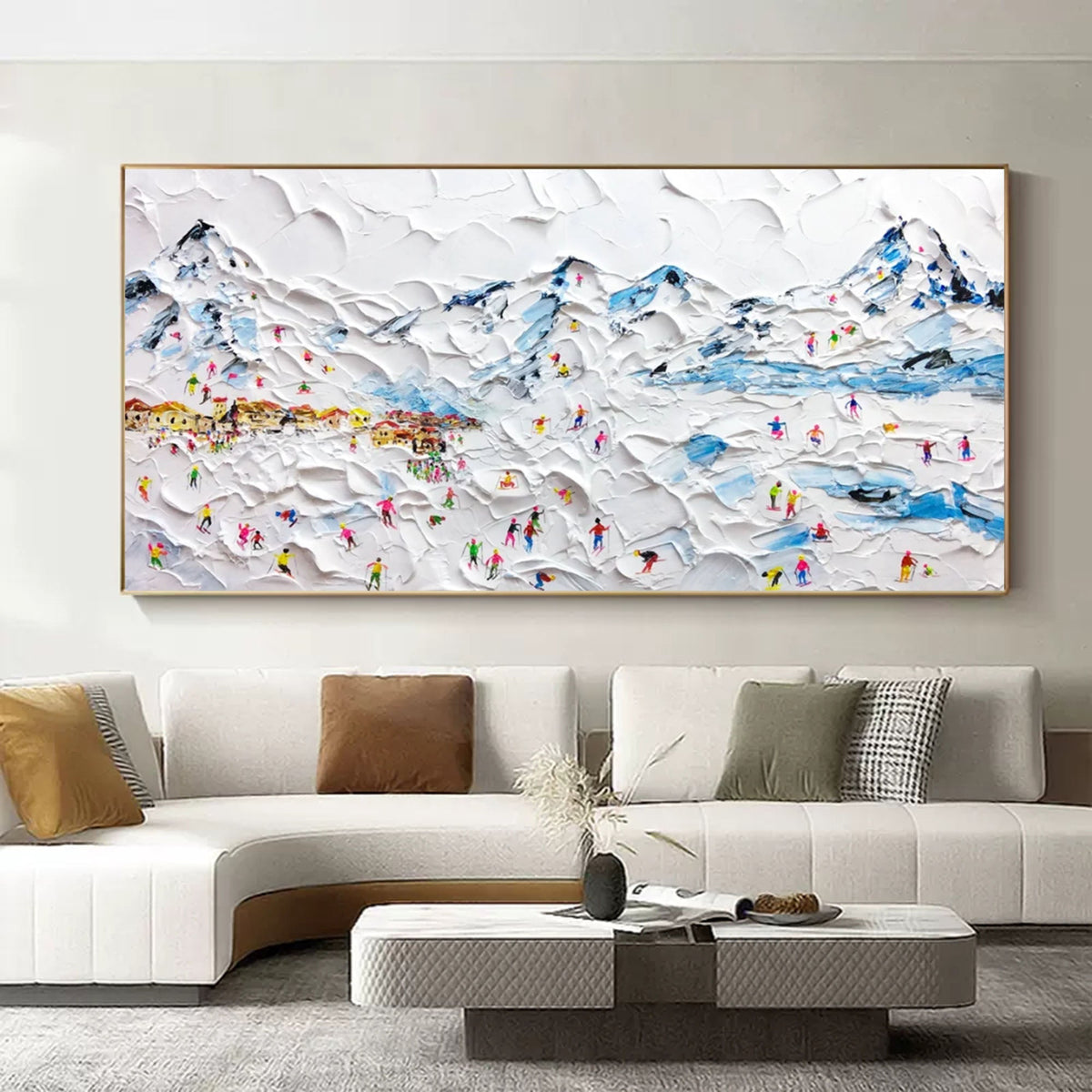 Wall Art Snow Mountain Mountain Modern