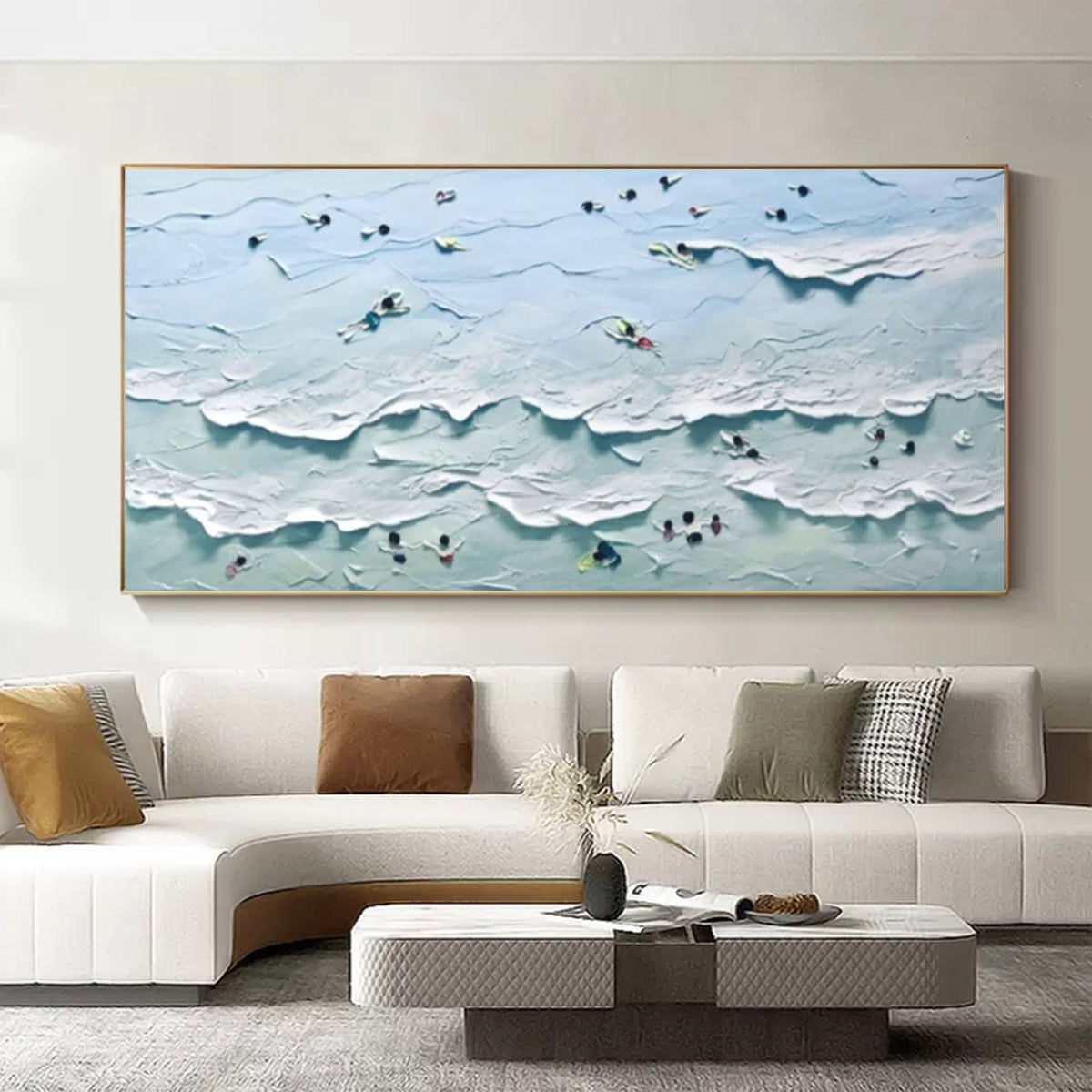 Wall Art Wave Abstract Playful Energetic