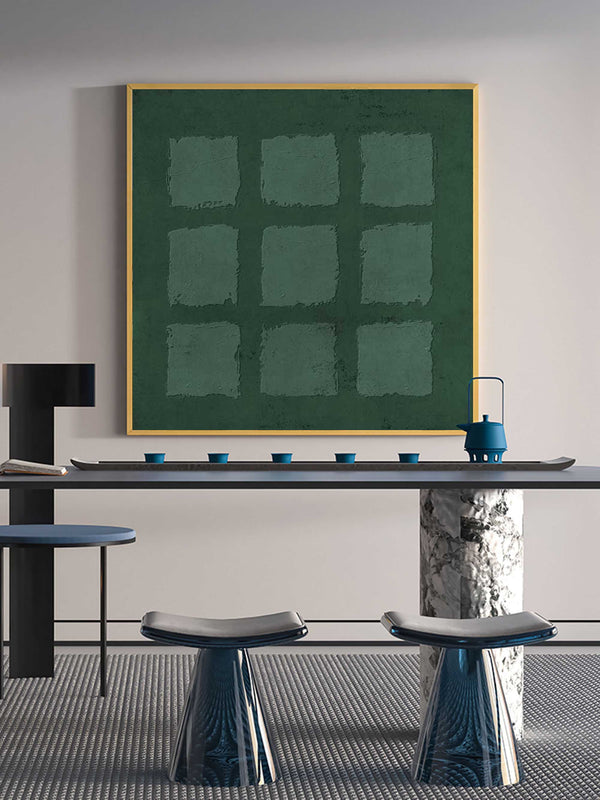 Wall Art Wabi-Sabi Wall Green Serene Calm