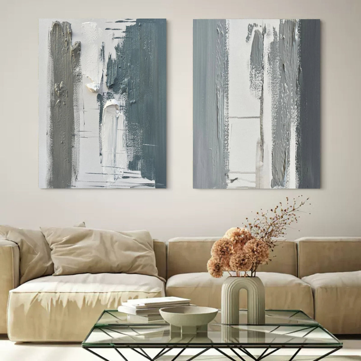 Wall Art Abstract Minimalist Zen Calm
