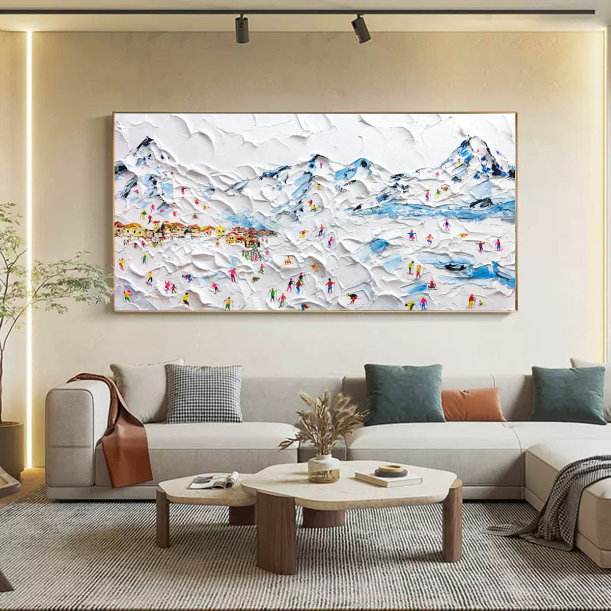 Wall Art Snow Mountain Mountain Modern