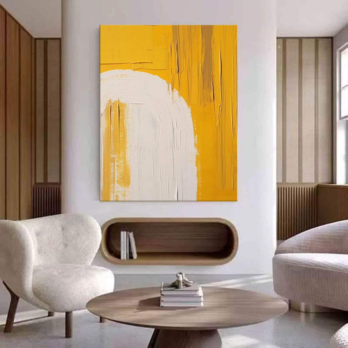 Wall Art Minimalist Impasto Nature Design