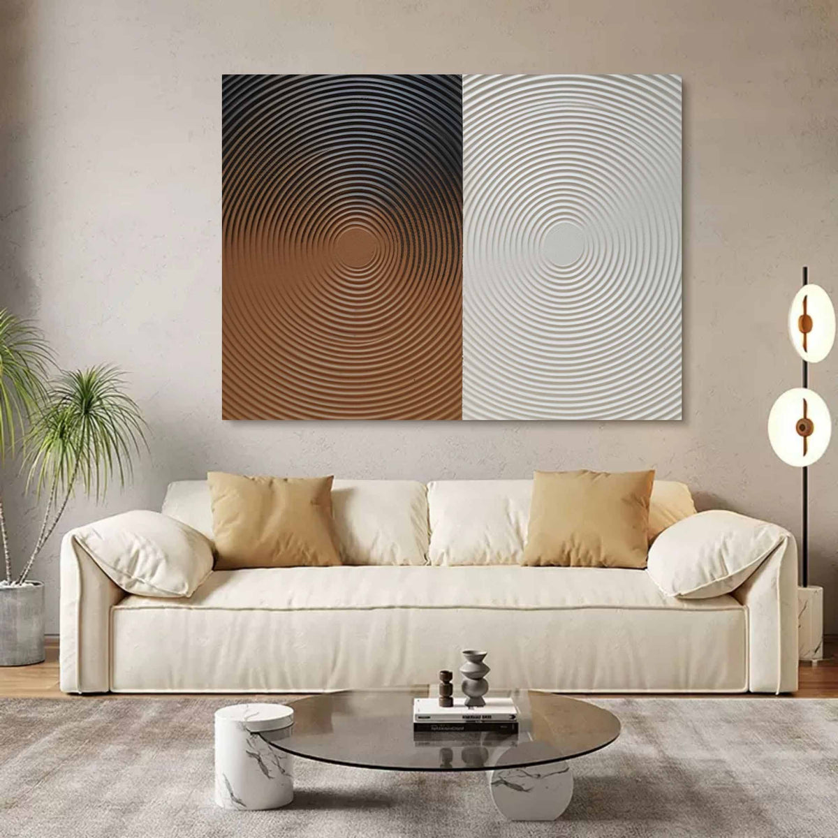 Wall Art Hypnotic Zen Minimalism Geometric Balance