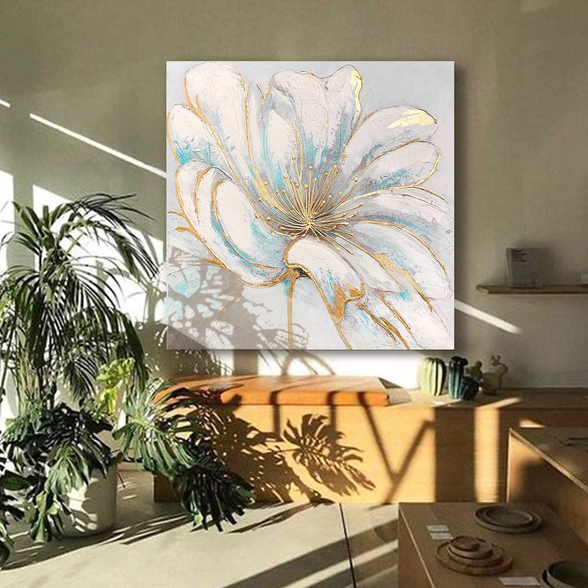 Wall Art Flower Modern Elegant Abstract
