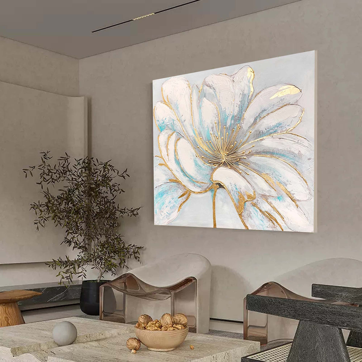 Wall Art Flower Modern Elegant Abstract