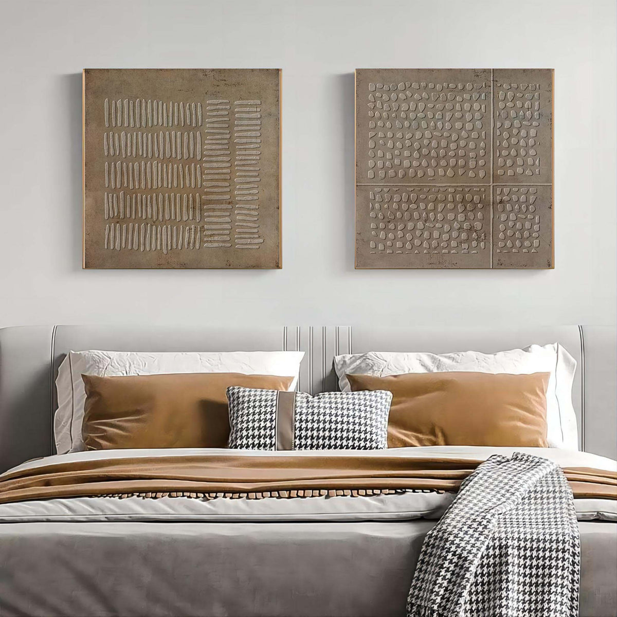Wall Art Abstract Relief Minimalist Wabi-Sabi