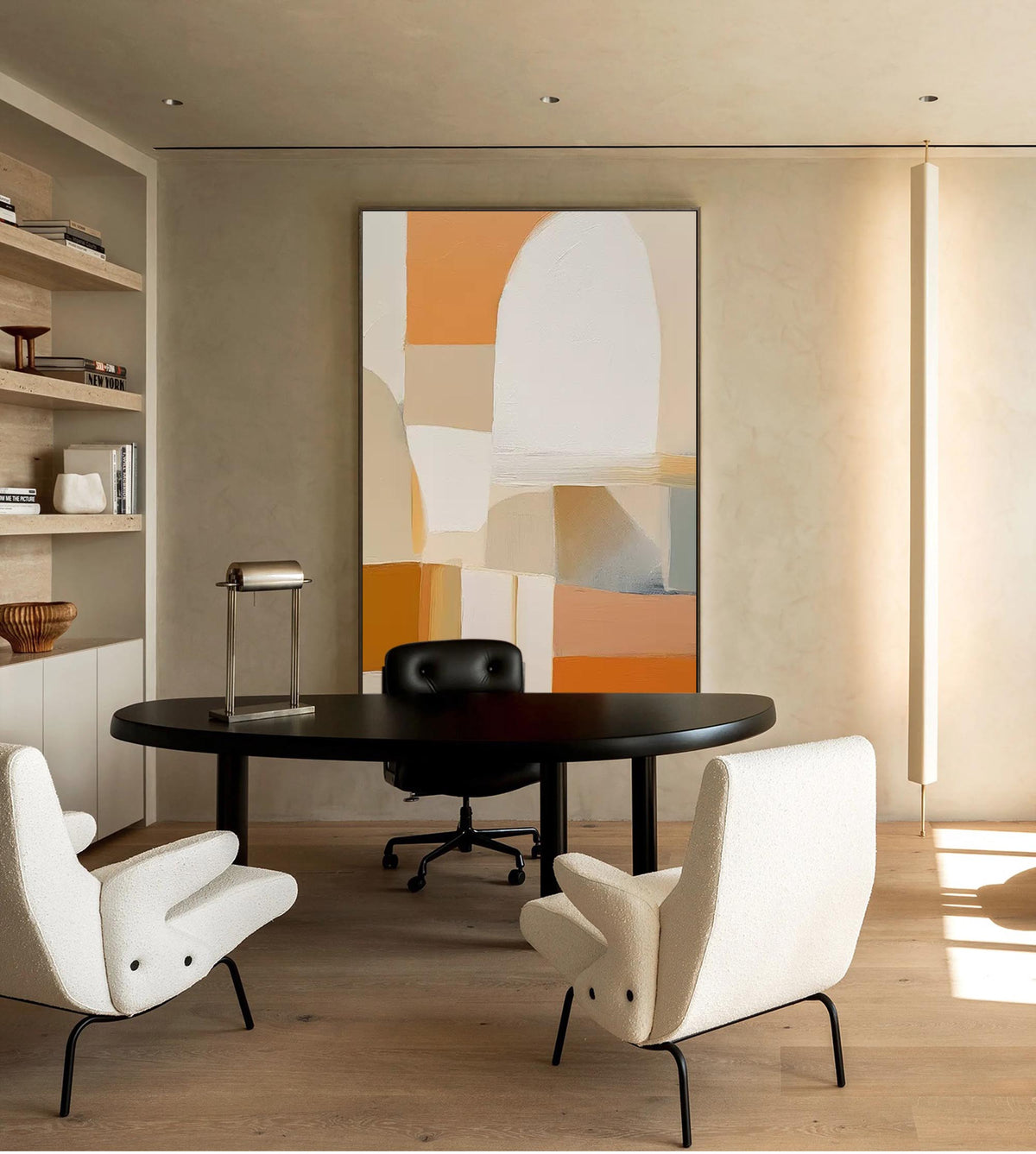Wall Art Geometric Elegant Neutral Serene