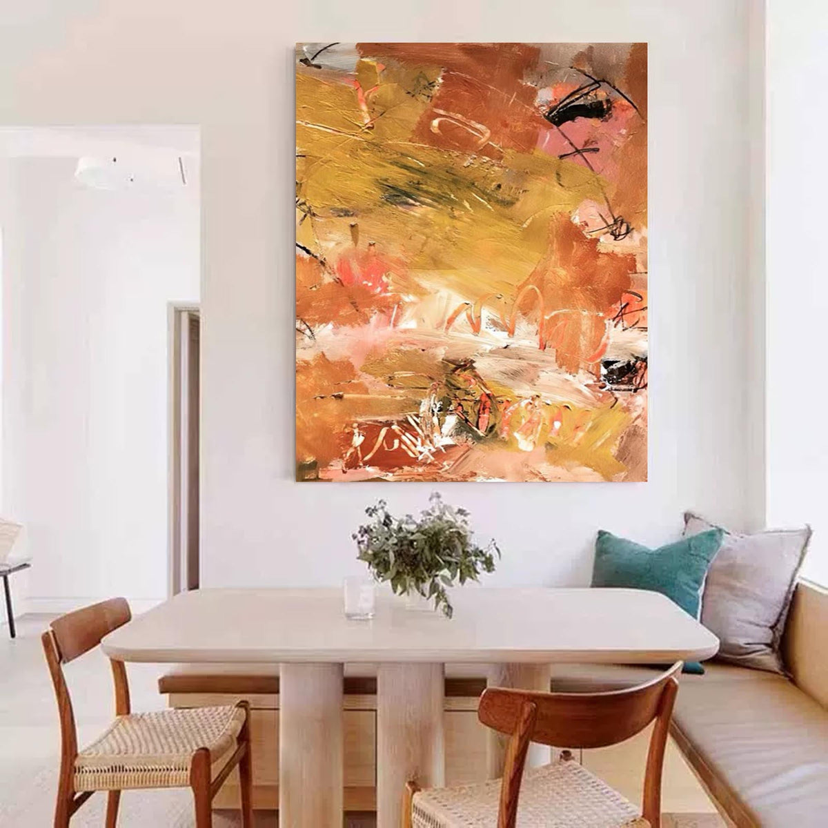 Brushstroke Abstract Impasto Canvas Wall Art