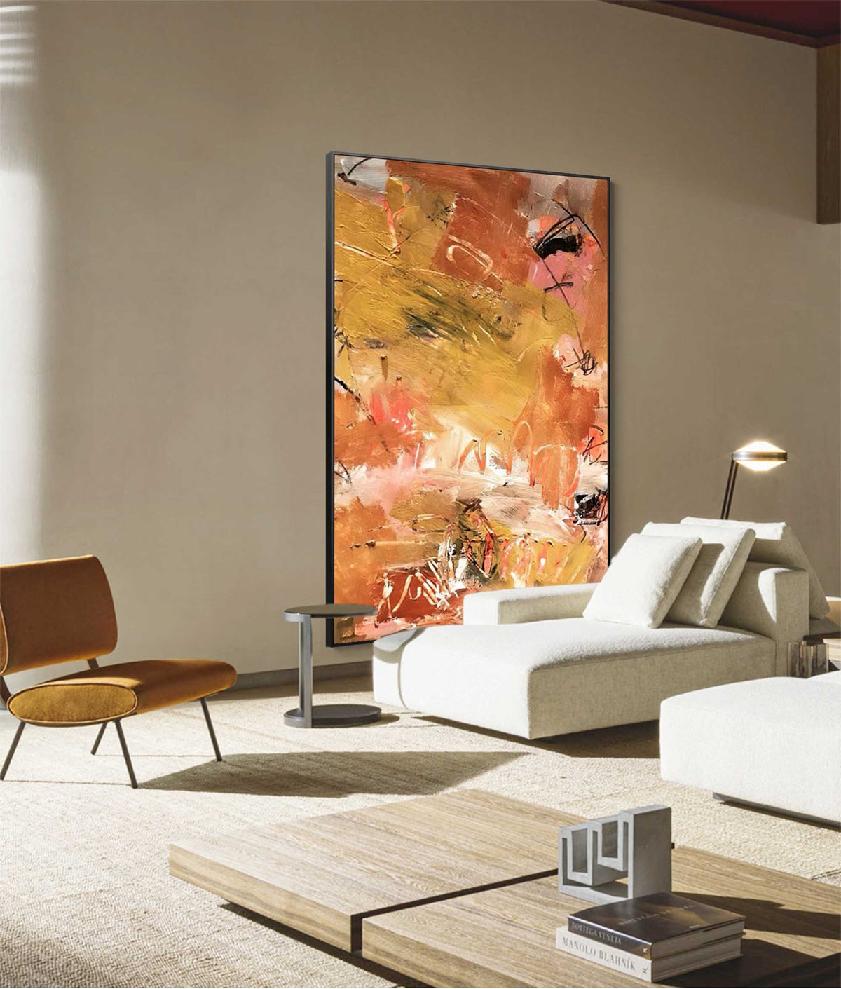 Brushstroke Abstract Impasto Canvas Wall Art
