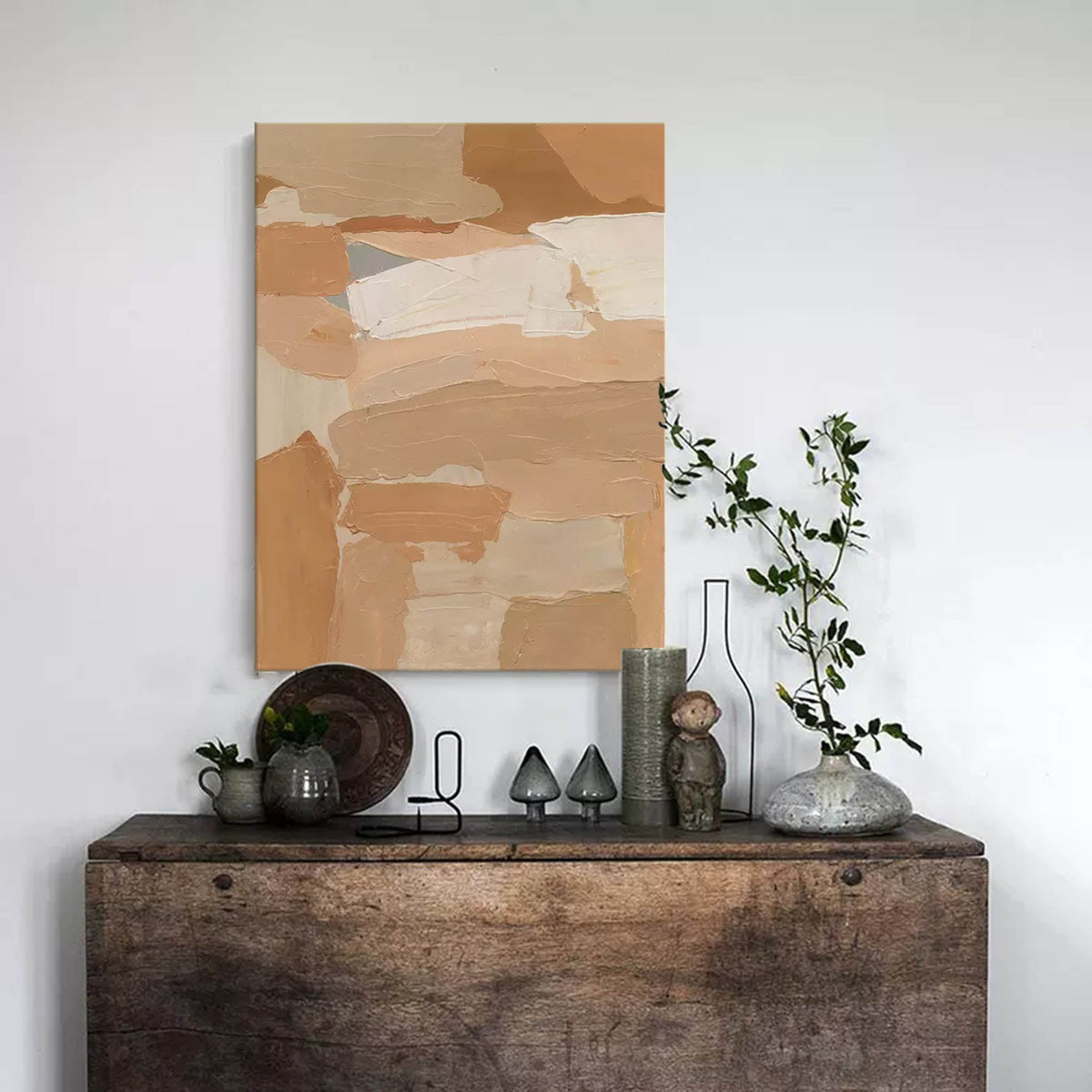 Wall Art Abstract Elegant Neutral Serene