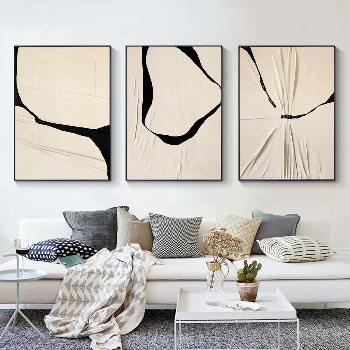 Wall Art Abstract Modern Elegant Wabi-Sabi