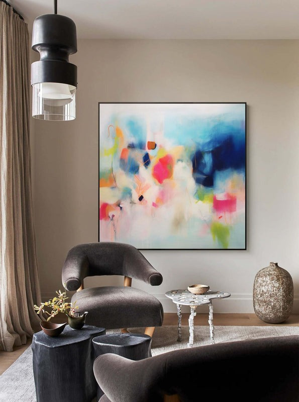 Colorful Abstract Oil Painting