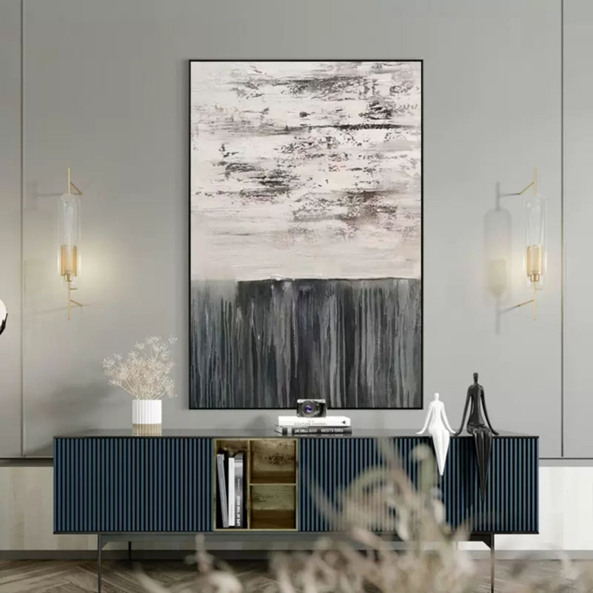 Wall Art Wabi-Sabi Abstract Landscape Modern