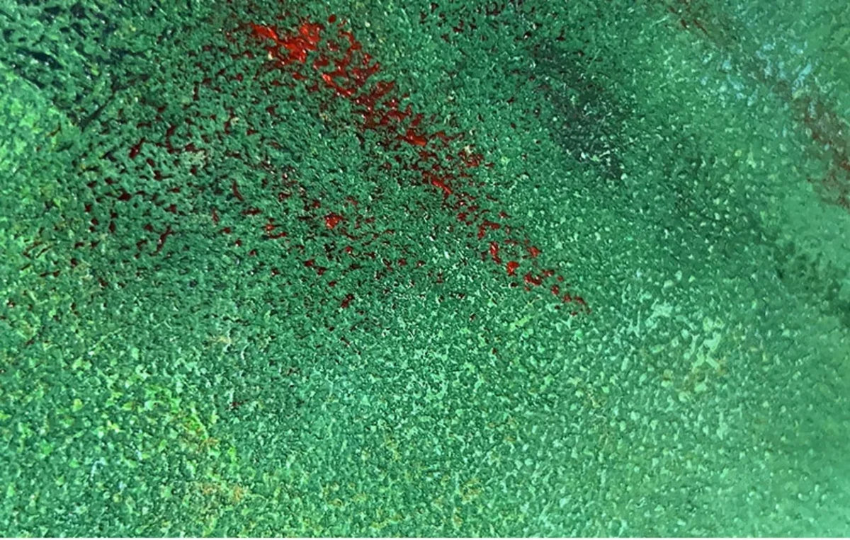 Emerald Horizon Abstract Painting