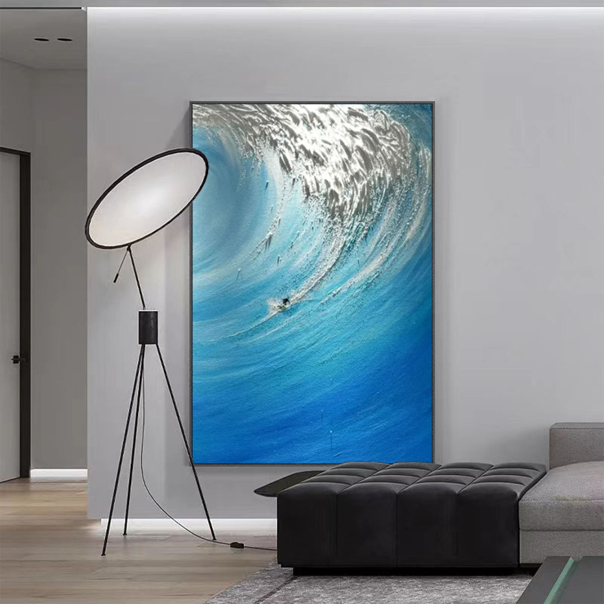 Wall Art Colorful Wave Abstract Swirling