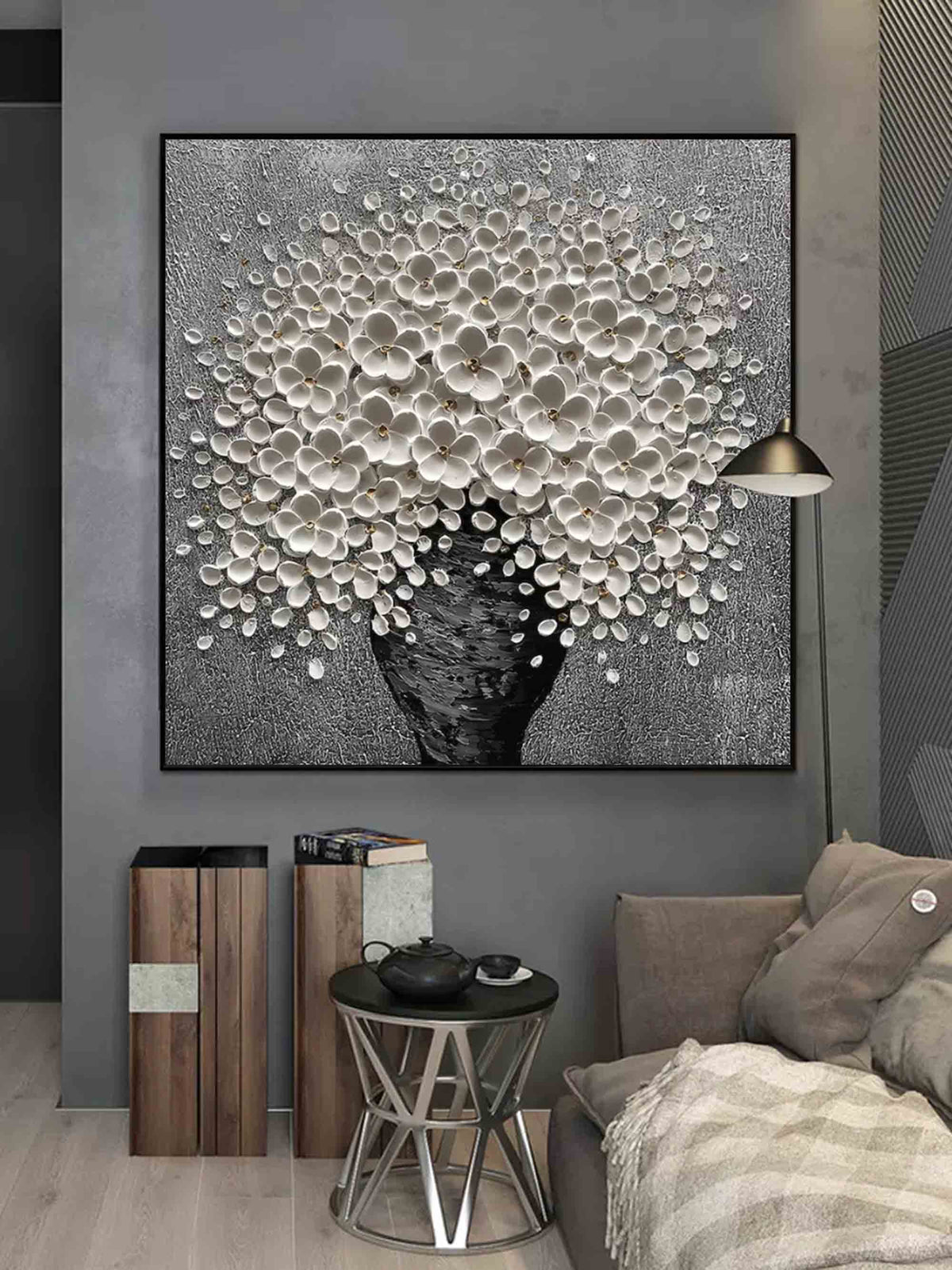 Snow Colorful Wall Art