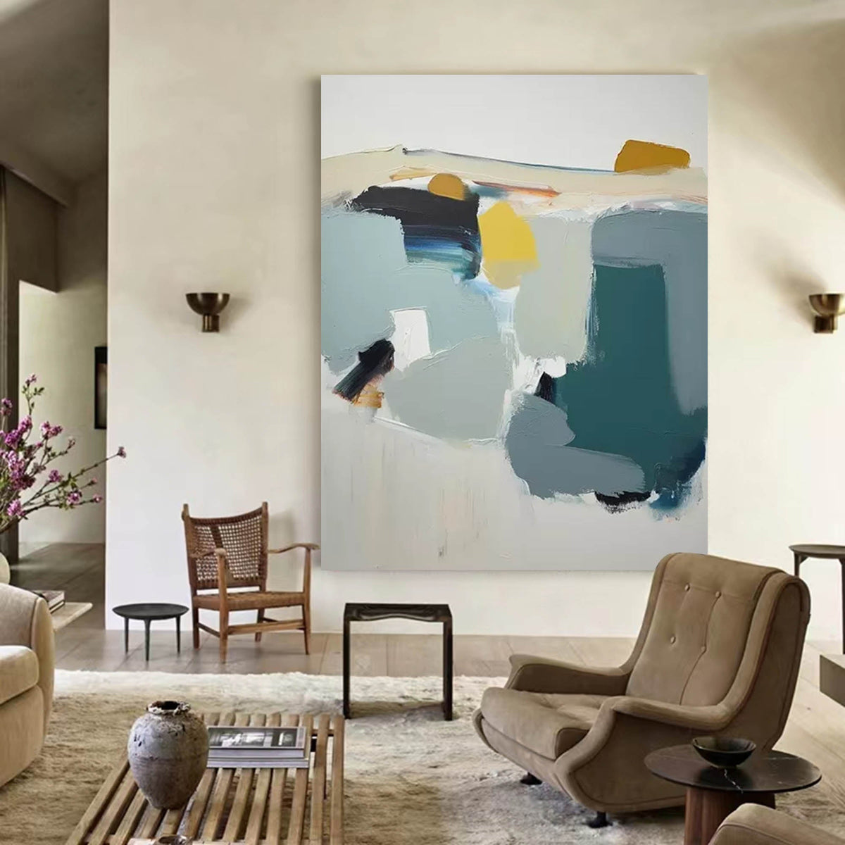 Wall Art Abstract Painterly Zen Nature