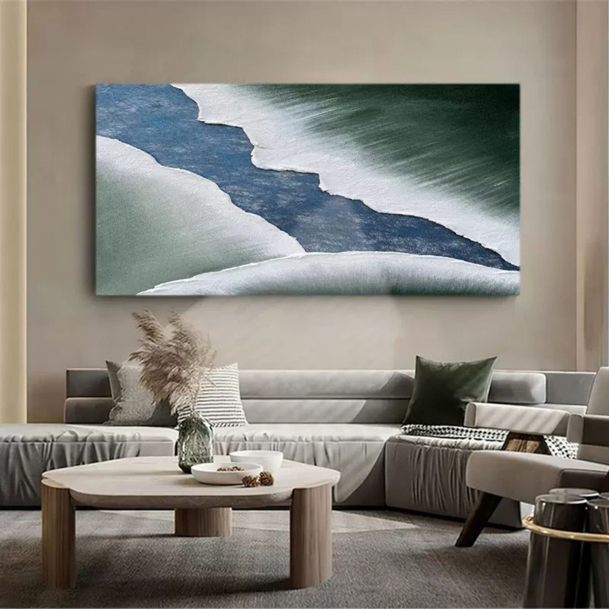 Wall Art Plaster Abstract Minimalist Modern