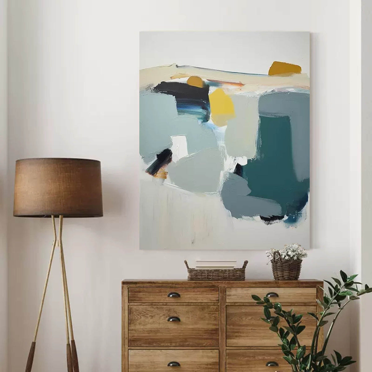 Wall Art Abstract Painterly Zen Nature