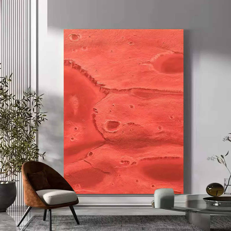 Wall Art Martian Landscape Molten Expressionism