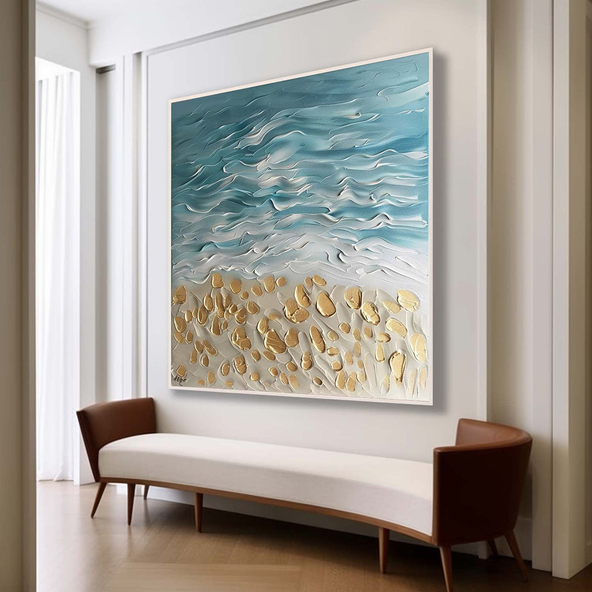 Wall Art Beach Scene Coastal Impressionist