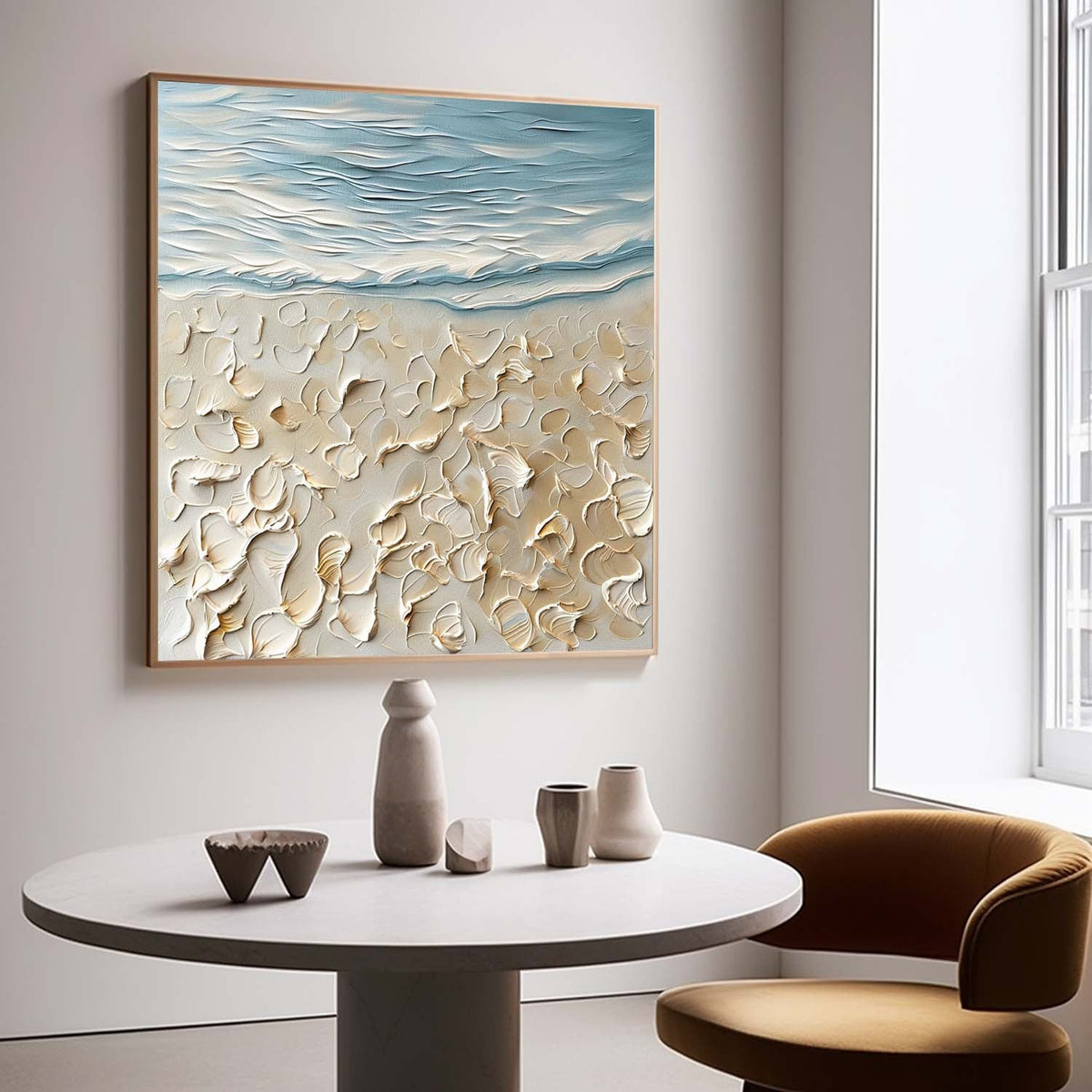 Wall Art Beach Scene Playful Landscape