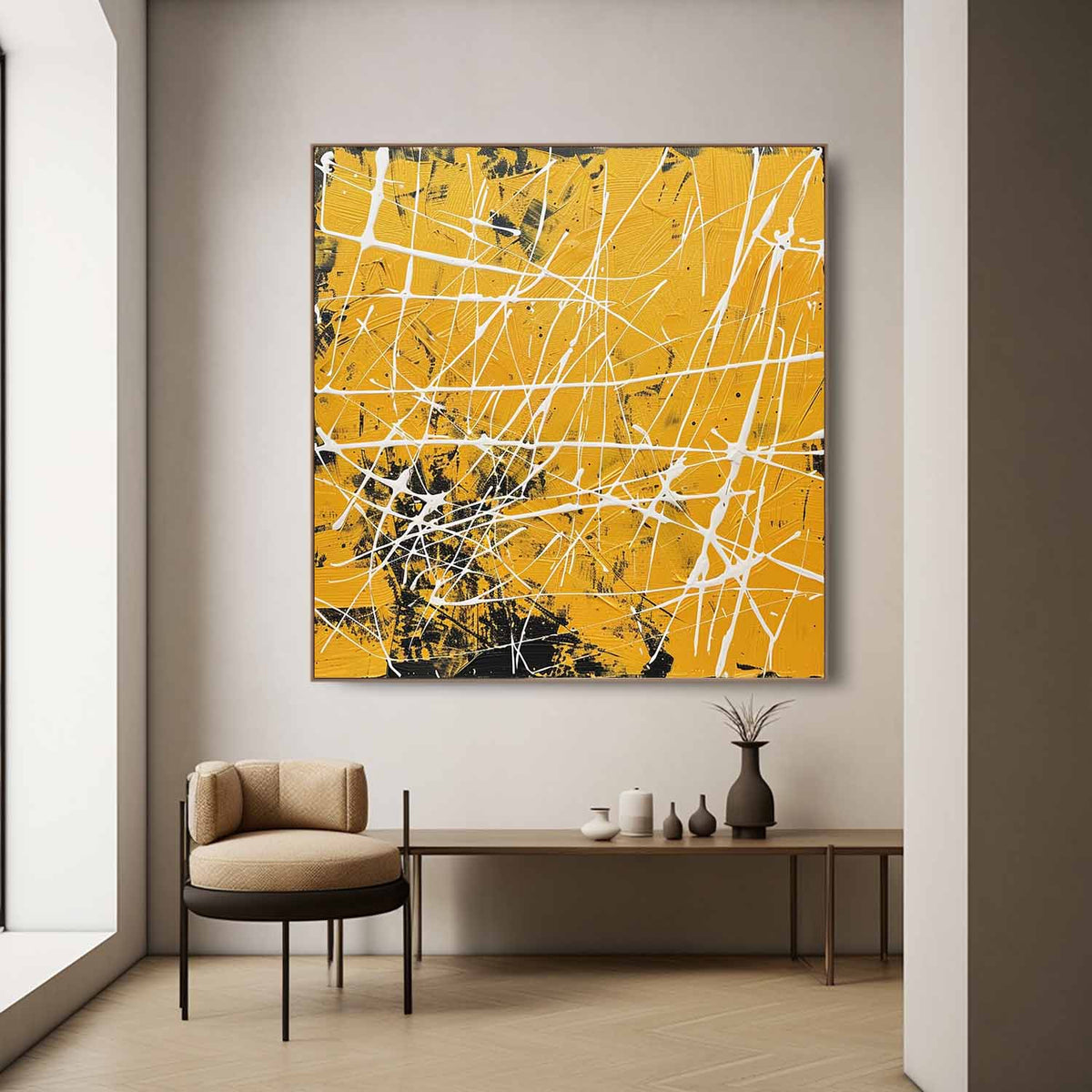 Wall Art Bold Contemporary Abstract Splatter