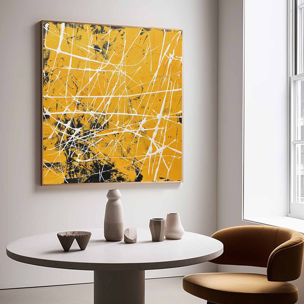 Wall Art Bold Contemporary Abstract Splatter