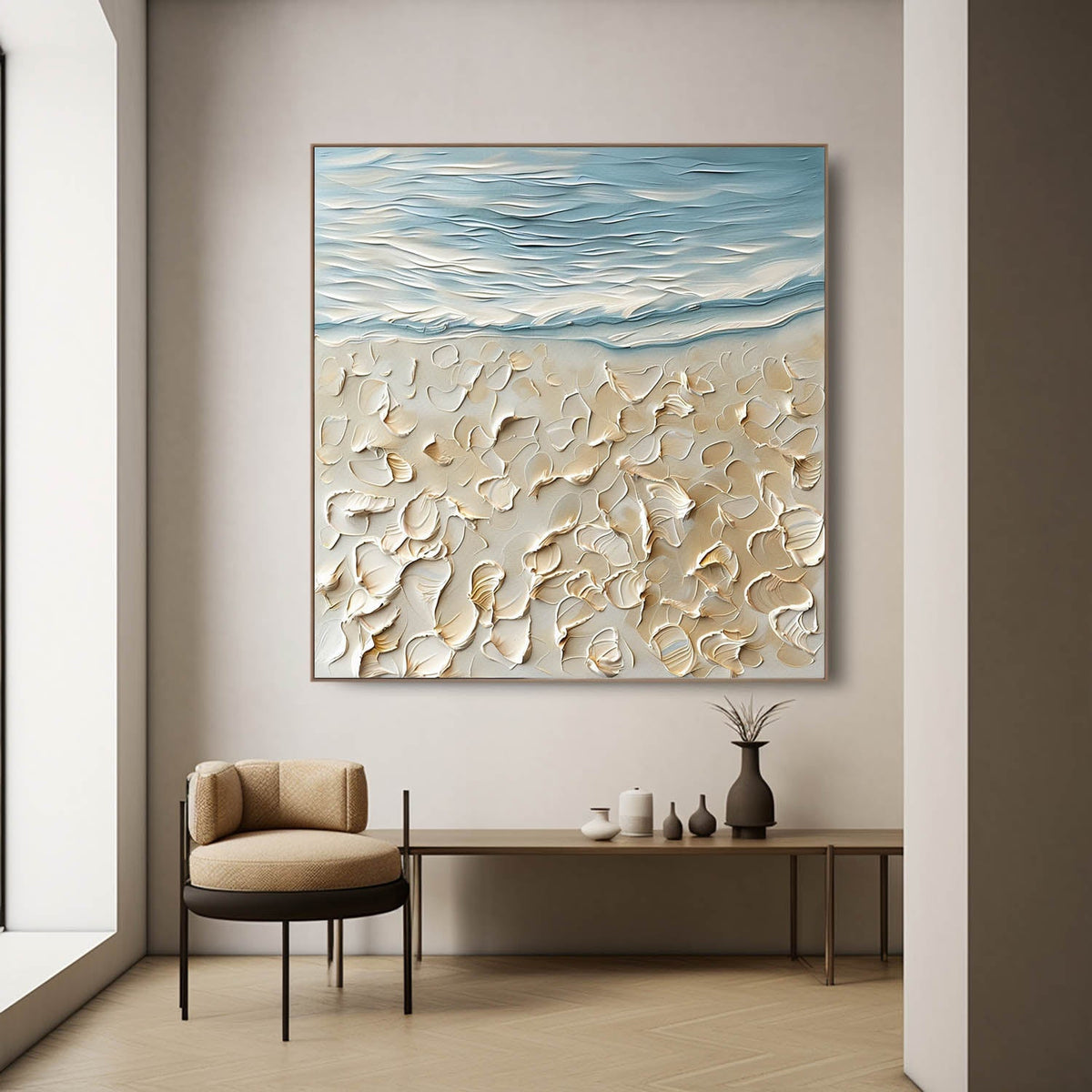 Wall Art Beach Scene Playful Landscape