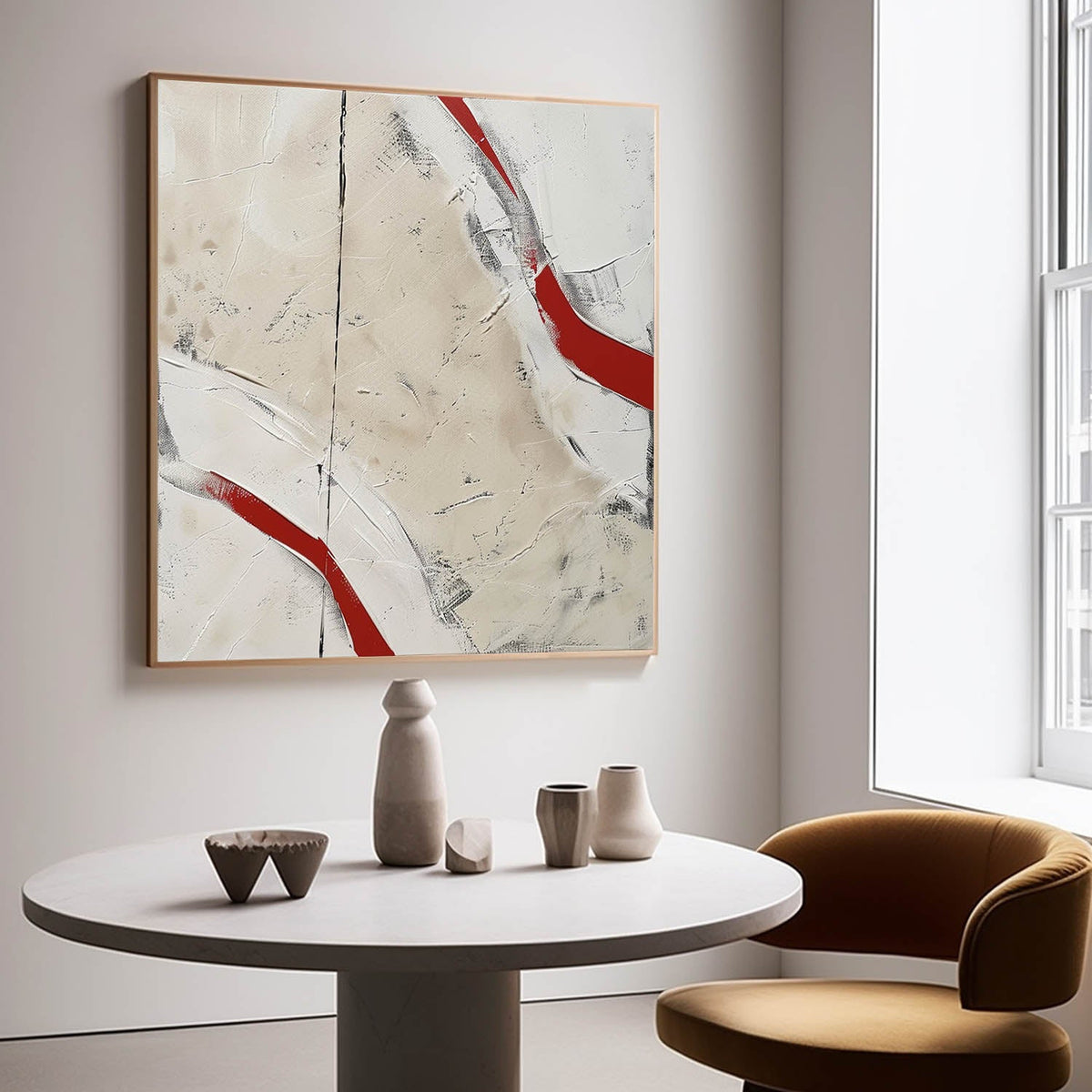 Wall Art Contemporary Minimalist Abstract Linear