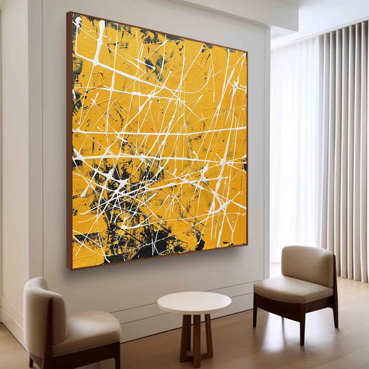 Wall Art Bold Contemporary Abstract Splatter