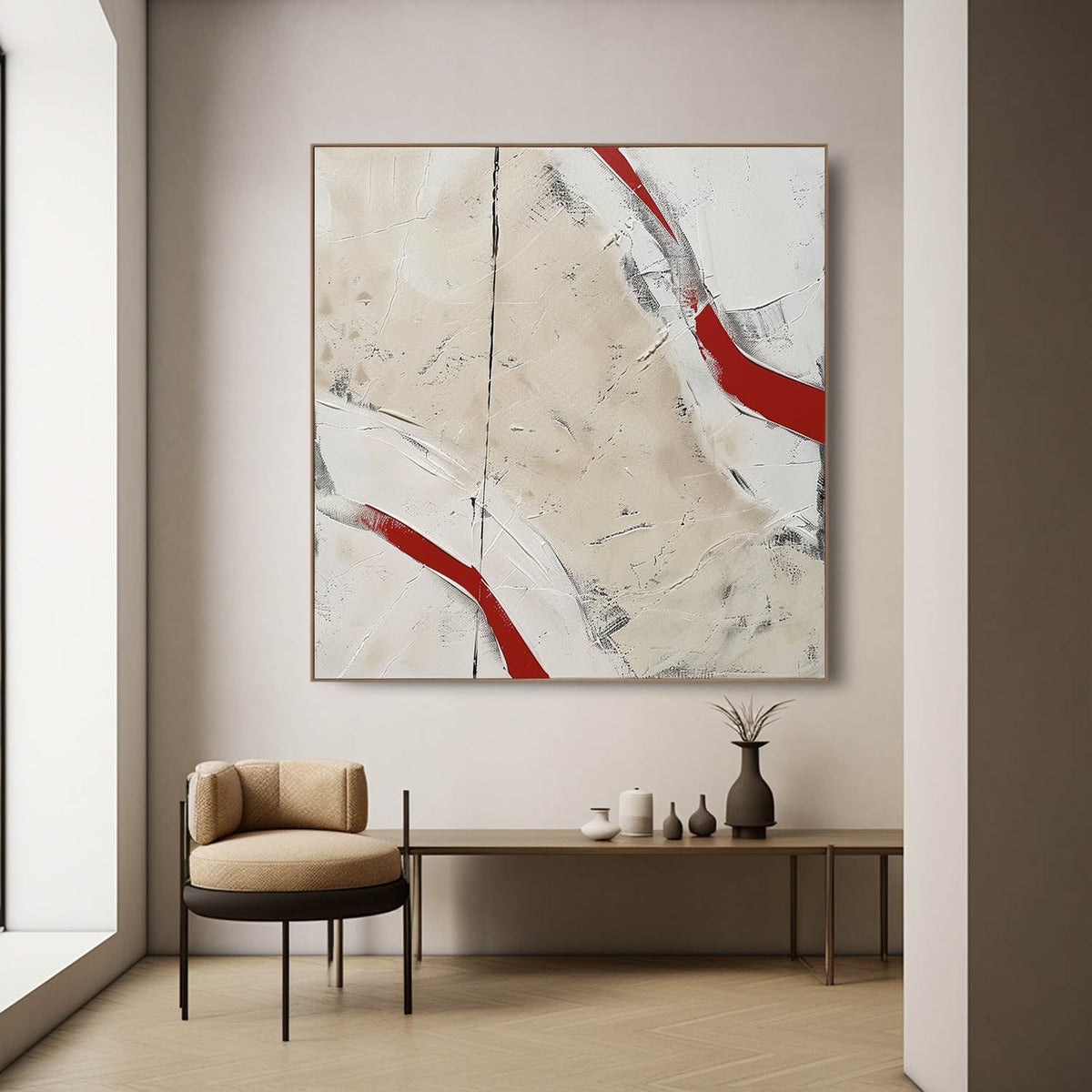 Wall Art Contemporary Minimalist Abstract Linear