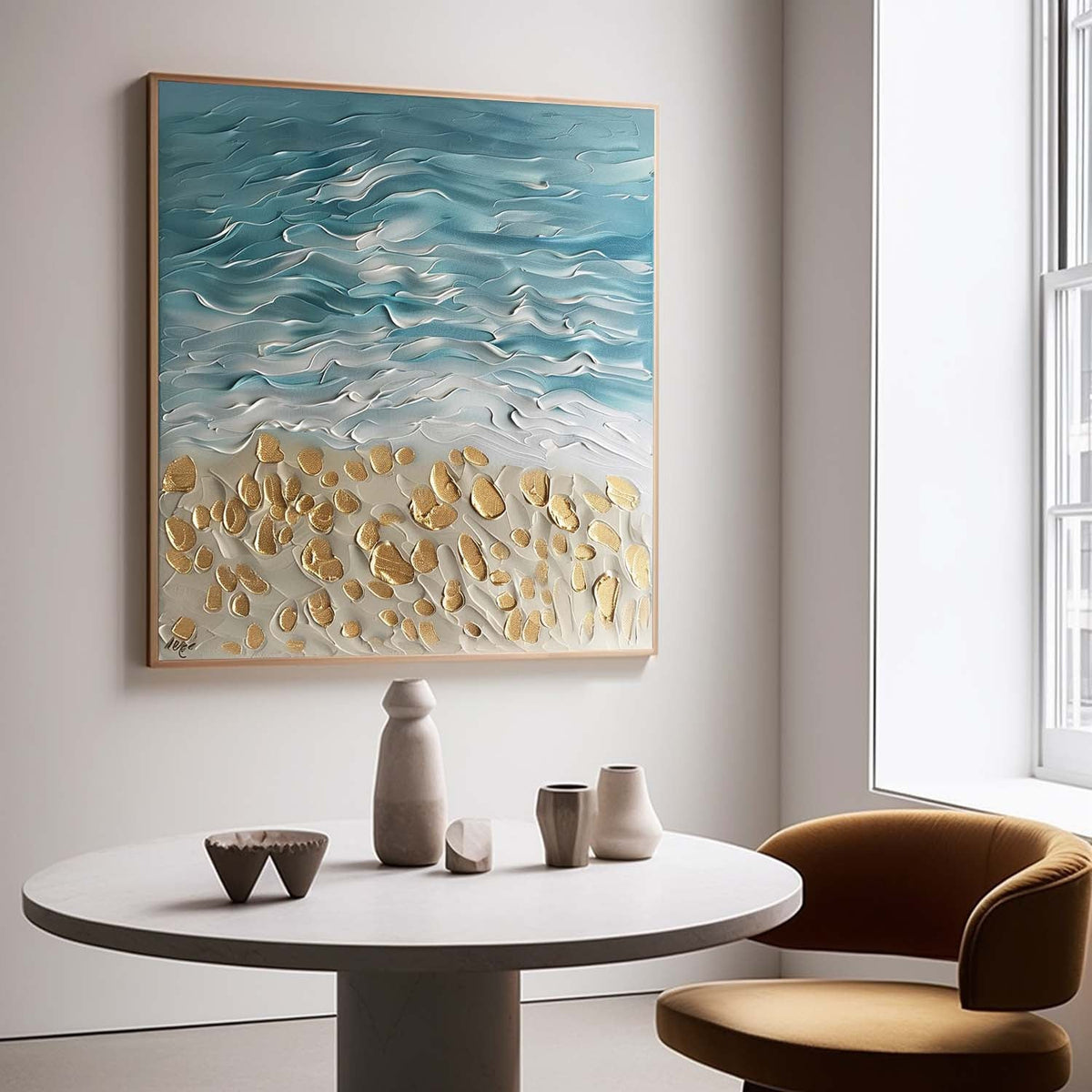 Wall Art Beach Scene Coastal Impressionist