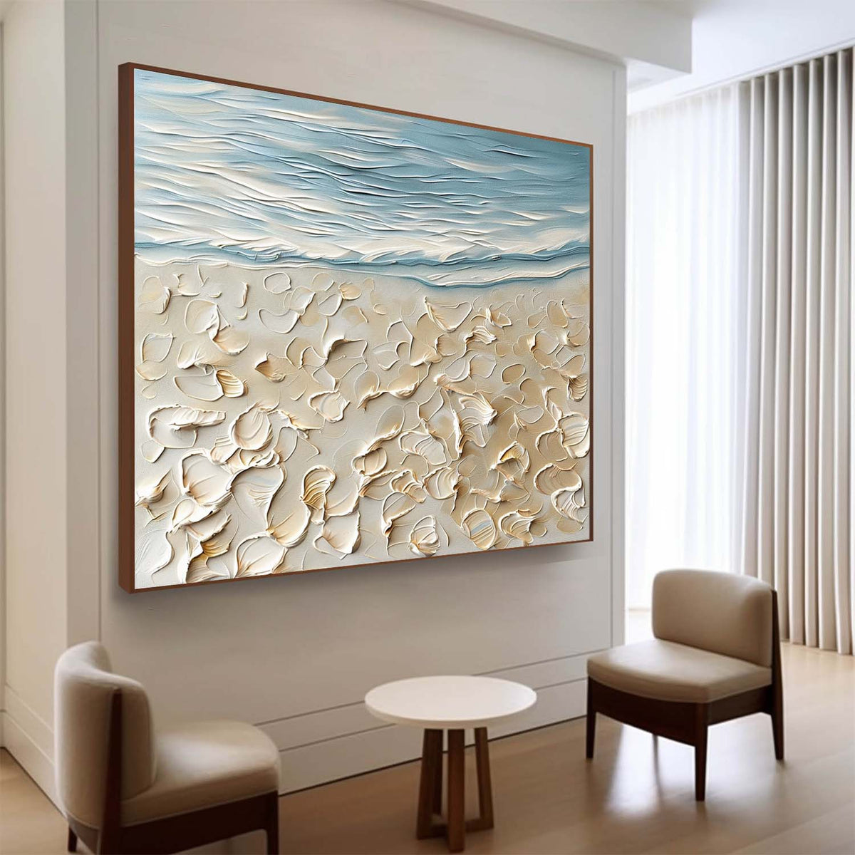 Wall Art Beach Scene Playful Landscape