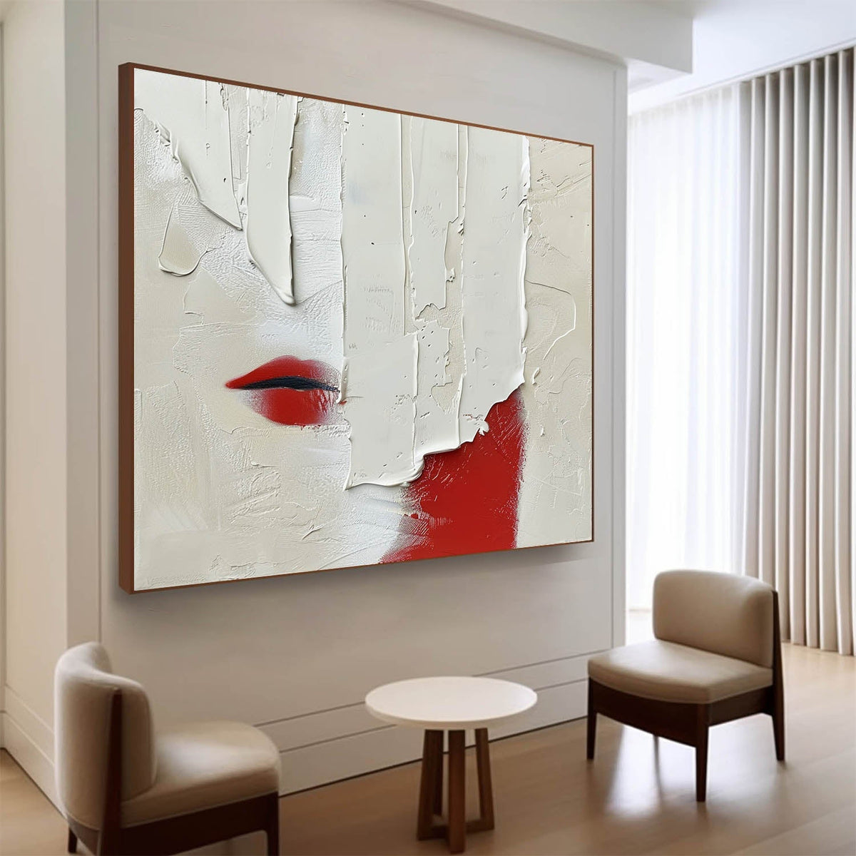 Wall Art Contemporary Minimalist Impasto