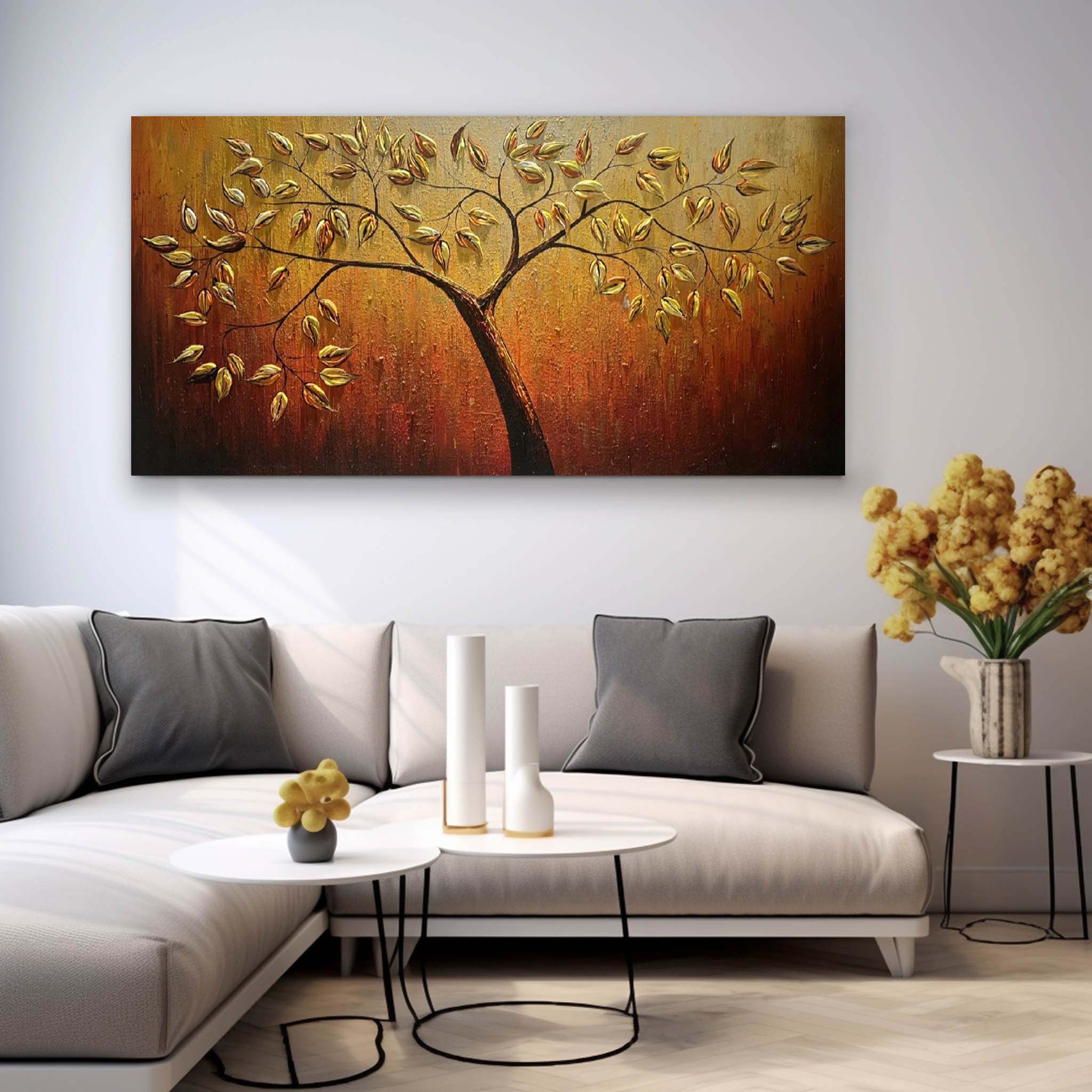 Plaster Art Texture Painting SG259 - Neutralighting