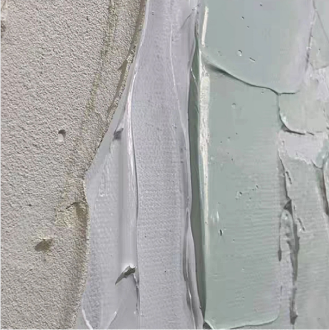 Wall Art Abstract River Flow Wabi-Sabi Linen