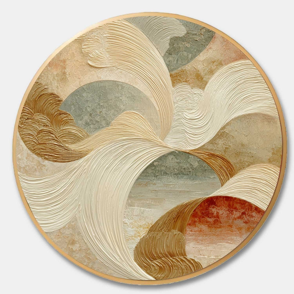 Wall Art Minimalist 3D Gold Geometric Blocks