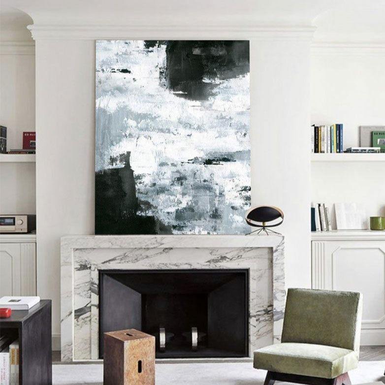 Monochromatic Abstract Painting