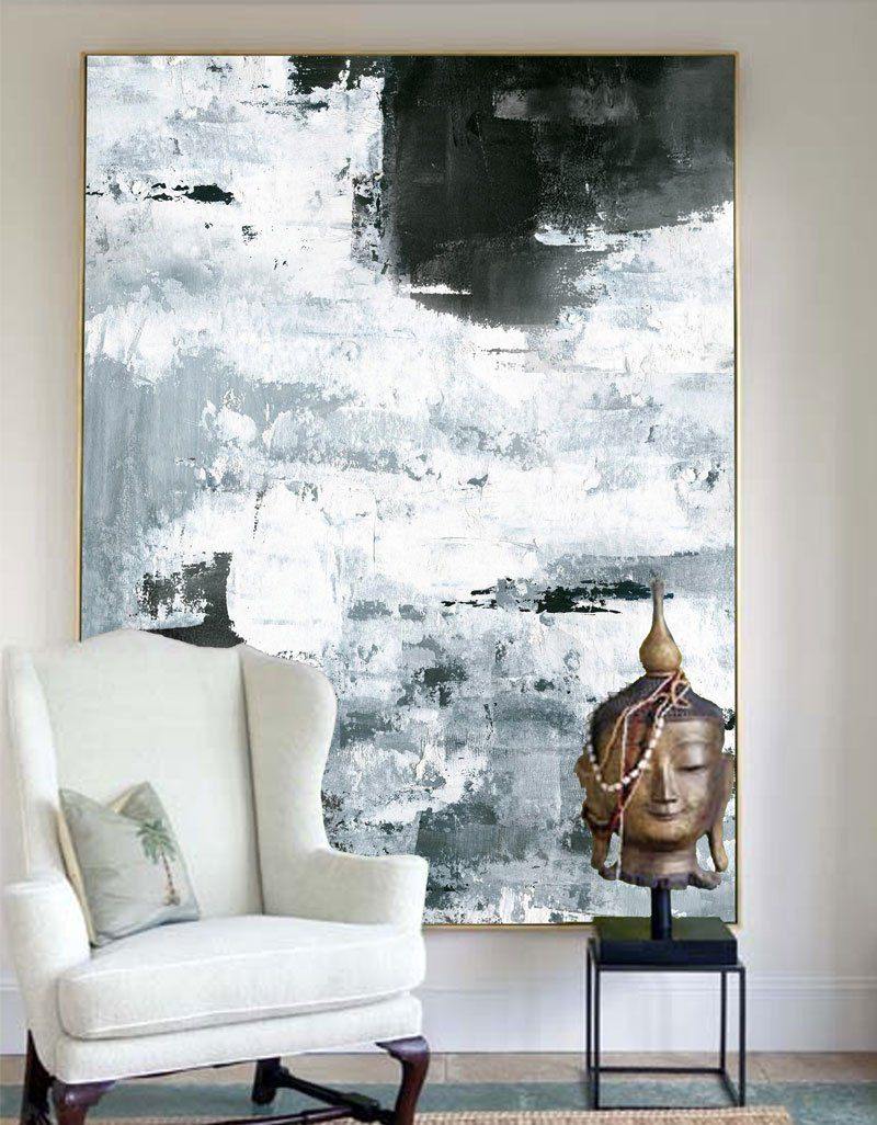 Monochromatic Abstract Painting
