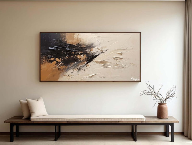 Dynamic Gestural Expressionist Painting