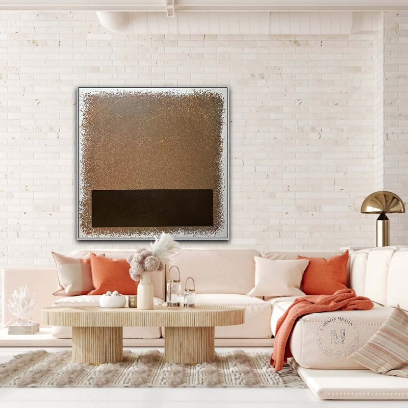 Wall Art Wabi-Sabi Geometric Warm Rustic