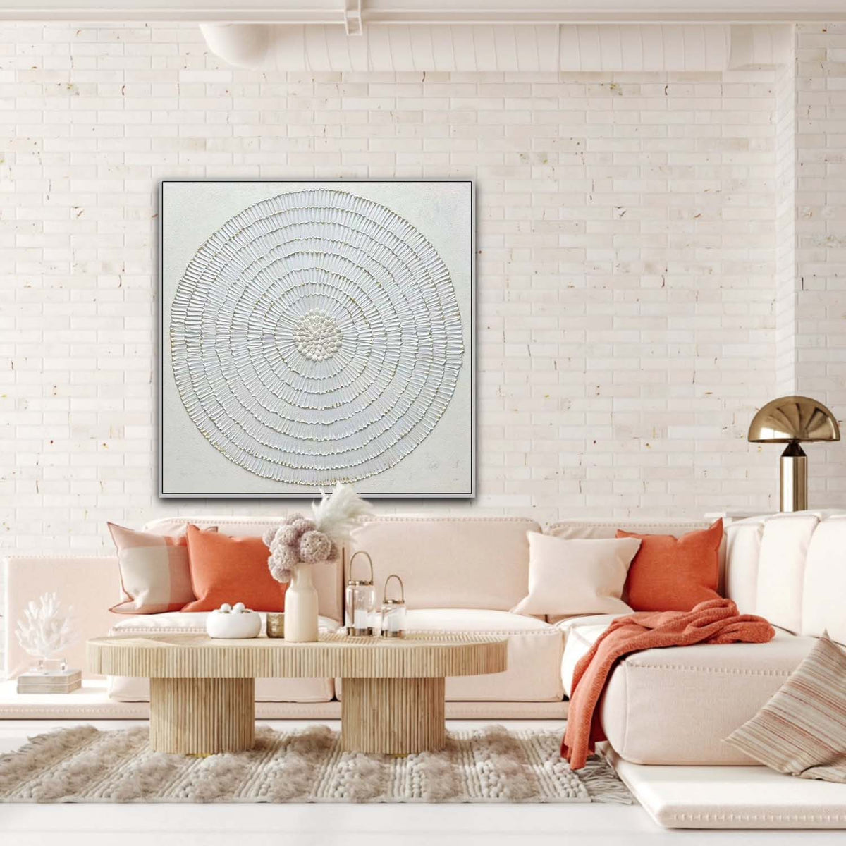 Wall Art Concentric Circle Central Geometric
