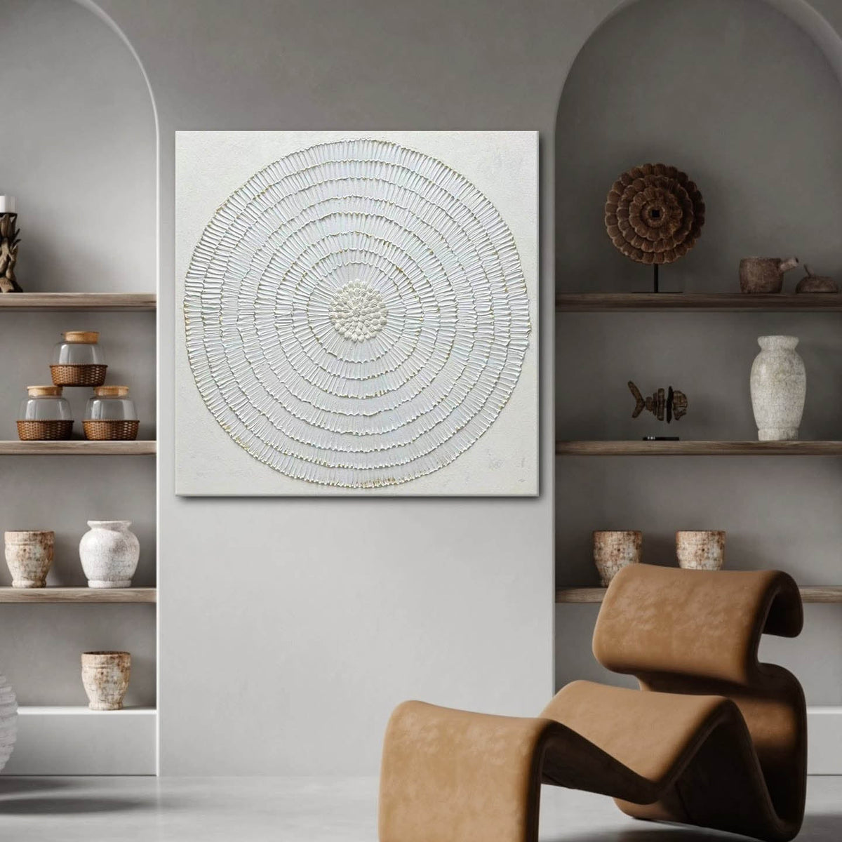 Wall Art Concentric Circle Central Geometric