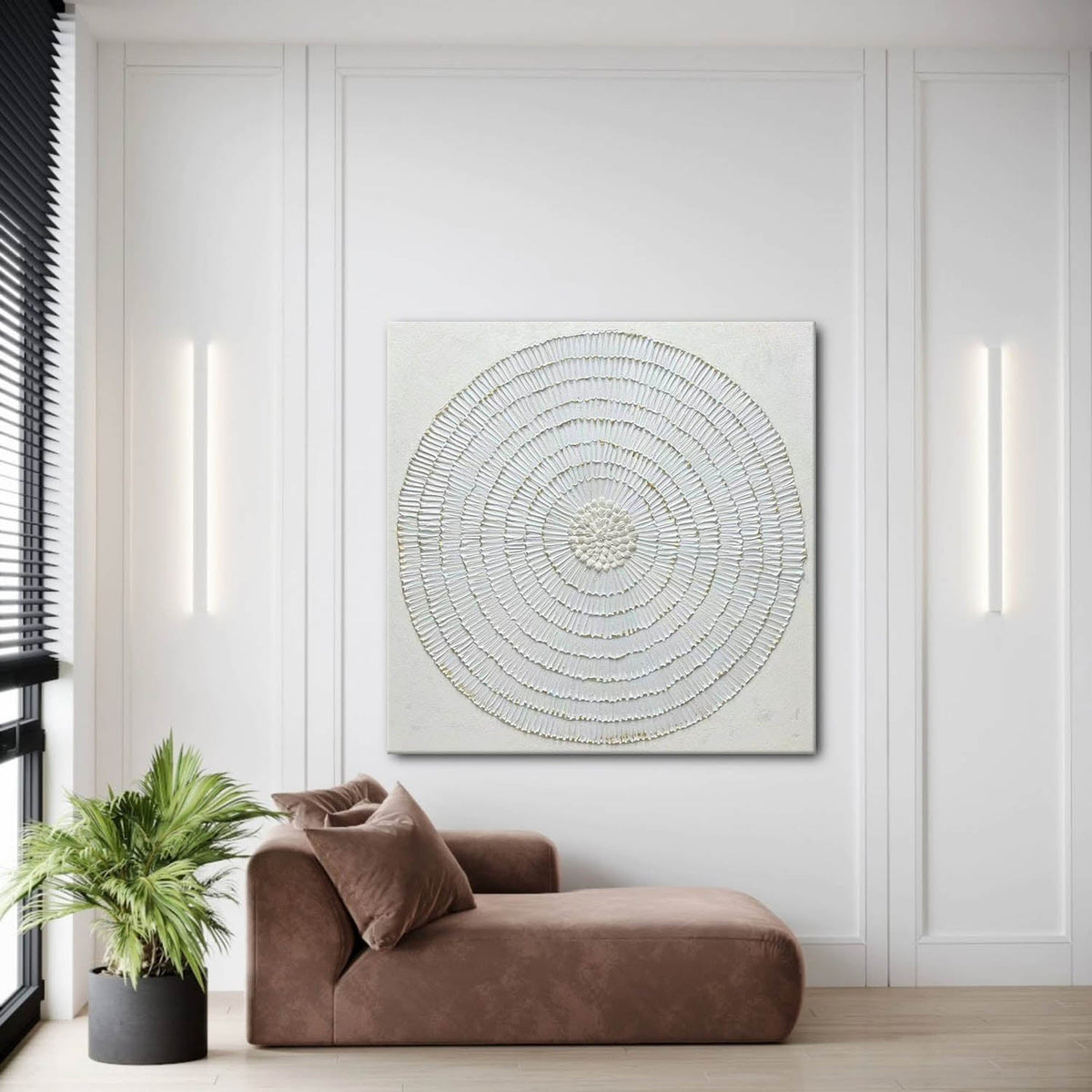 Wall Art Concentric Circle Central Geometric