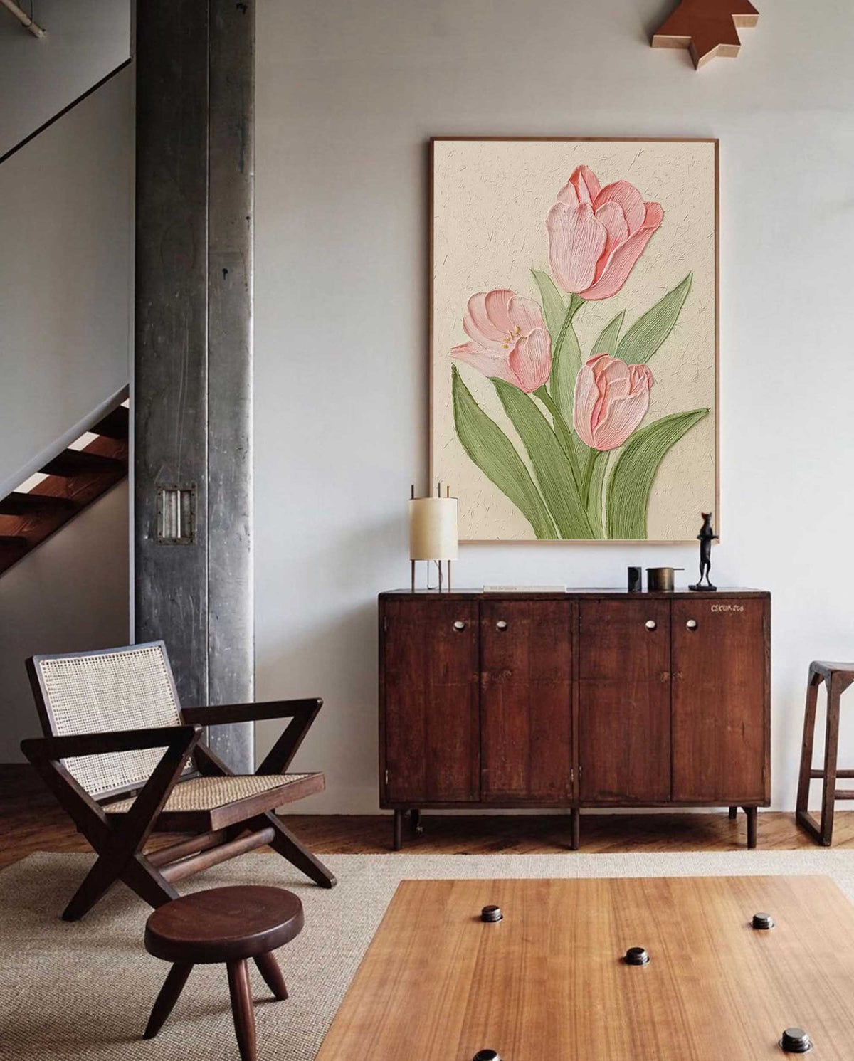 Wall Art Flower Contemporary Serene